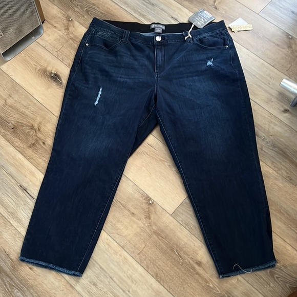 🛑 1 hour sale. NWT. Democracy, Anthropologie “ab solution” Indigo blue jeans - Picture 6 of 13